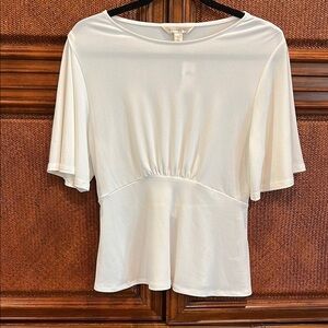 Banana Republic White Blouse Classic Top
